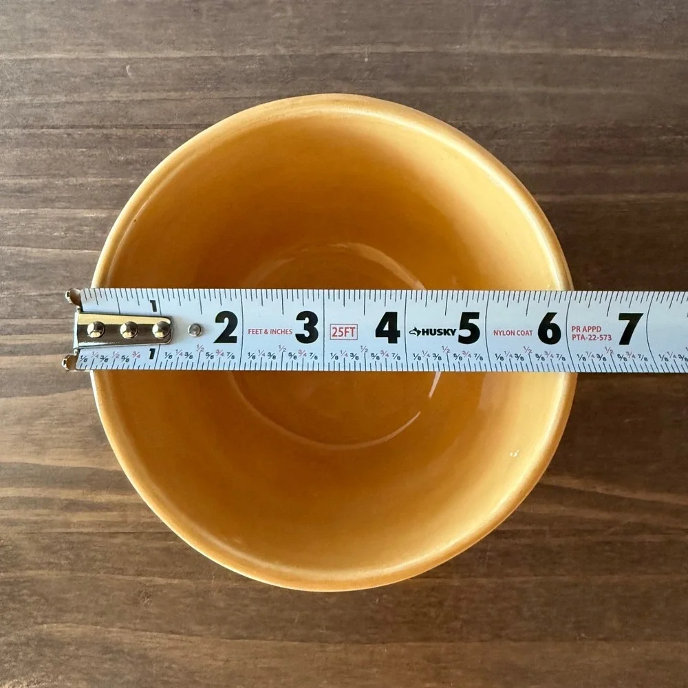 Vintage Pottery Barn‎ Sausalito Amber Cereal Bowl Set 6pc Mexico
